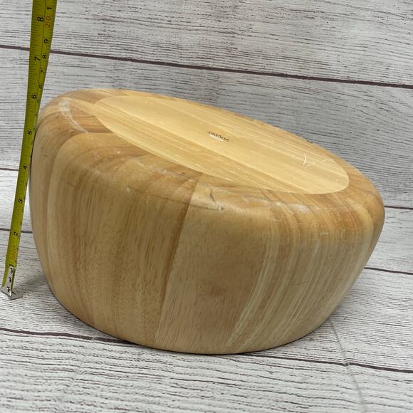 Dansk Graves Studio Wood Slope Salad Bowl - Picture 9 of 11